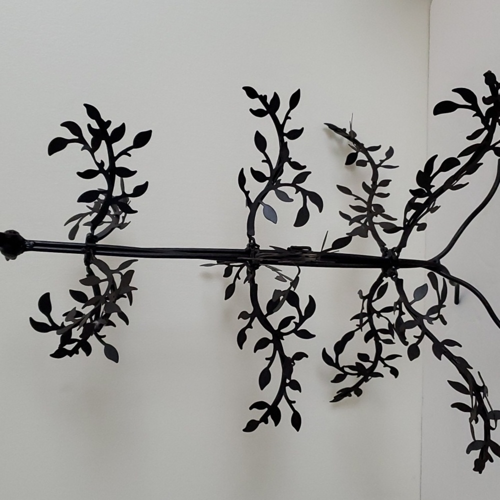 All Season Black Iron Leaf Tree 24"